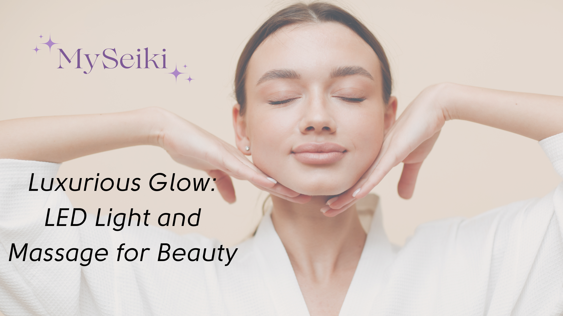 Luxurious Glow: LED Light and Massage for Beauty