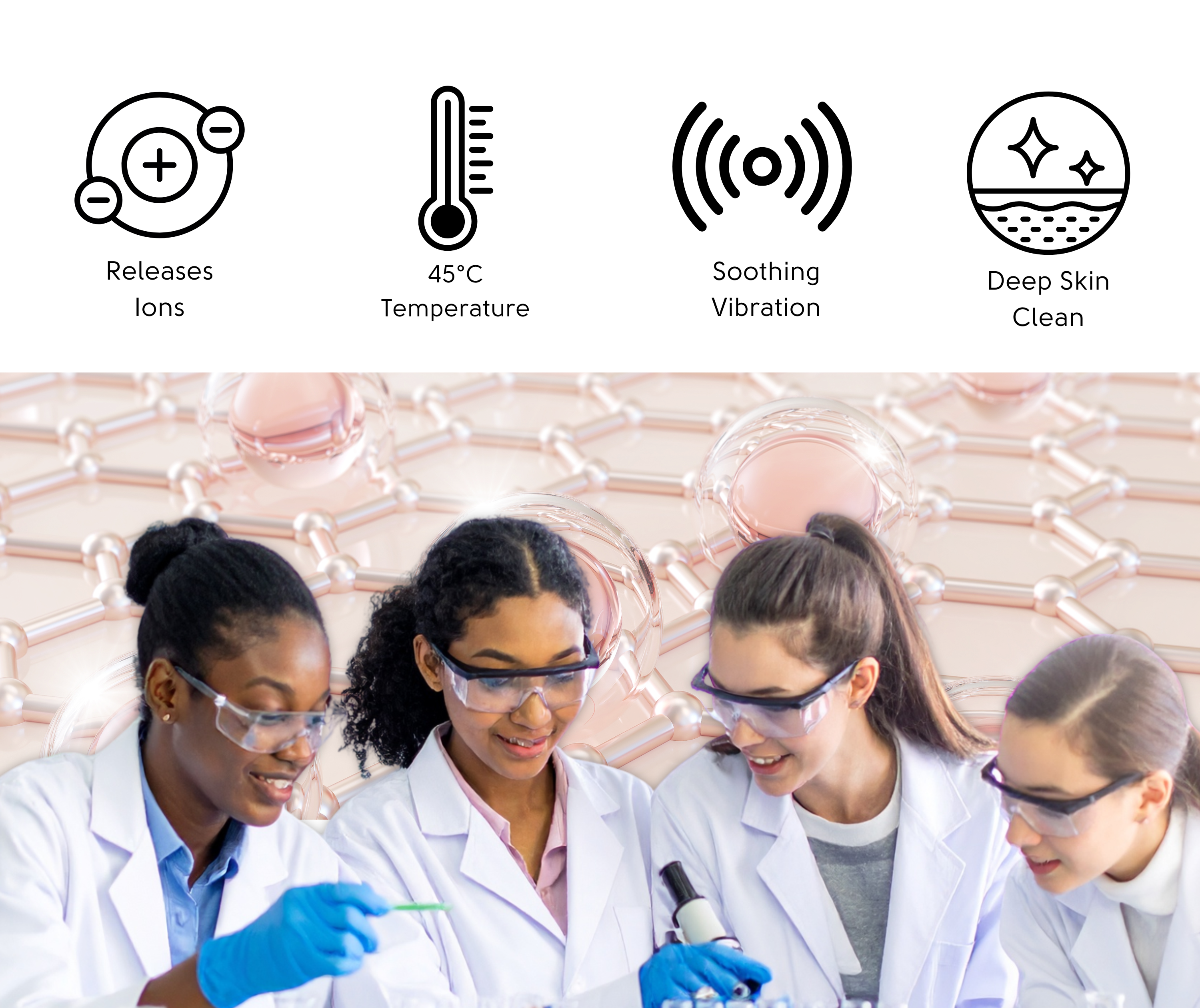 7 LED Light Face & Neck Sculpting Beauty Massager with Jade Roller, Travel Case and Soft Cloth