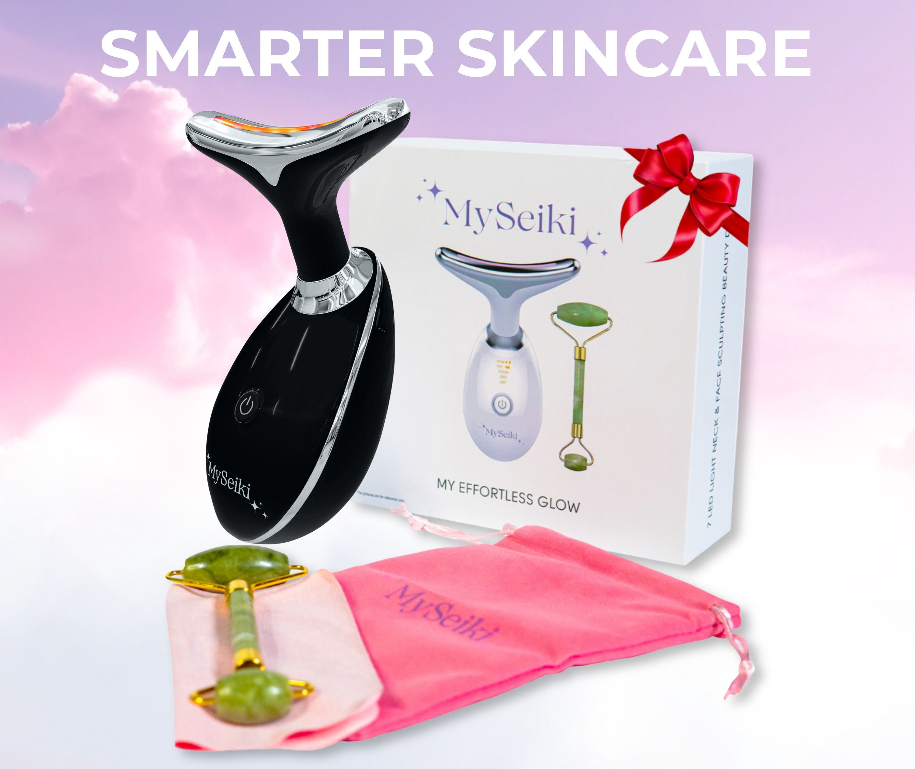 N113 GLOWING KE スピナー 7個セット 7-LED Face Sculpting Massager
